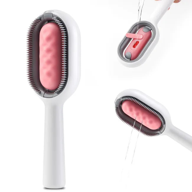 Pet Hair Brush - Cleaning Tool Cat Comb For Grooming And Care Dog Brush