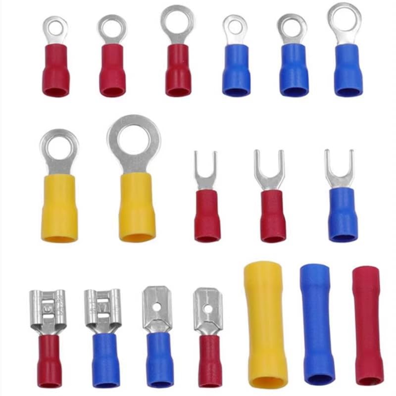Insulated Electrical Connectors Kit 【300 PCS】– Crimp Terminal Assortment (Butt, Ring, Spade, Quick Disconnect) for Automotive, Marine & DIY Wiring – Waterproof, Secure Wire Connections