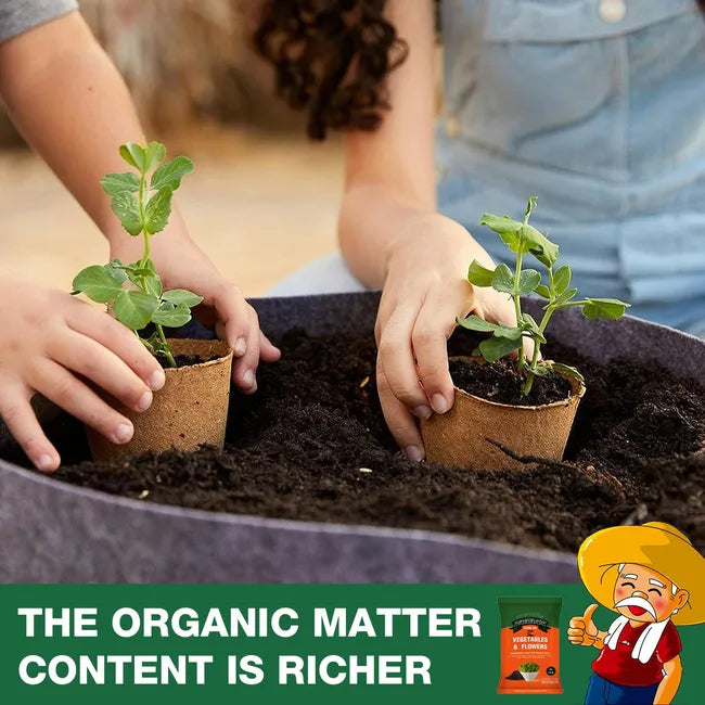 11lb Organic Potting Soil Mix- Indoor/Outdoor Gardening Vegetables, Flowers, Fruits and other plants