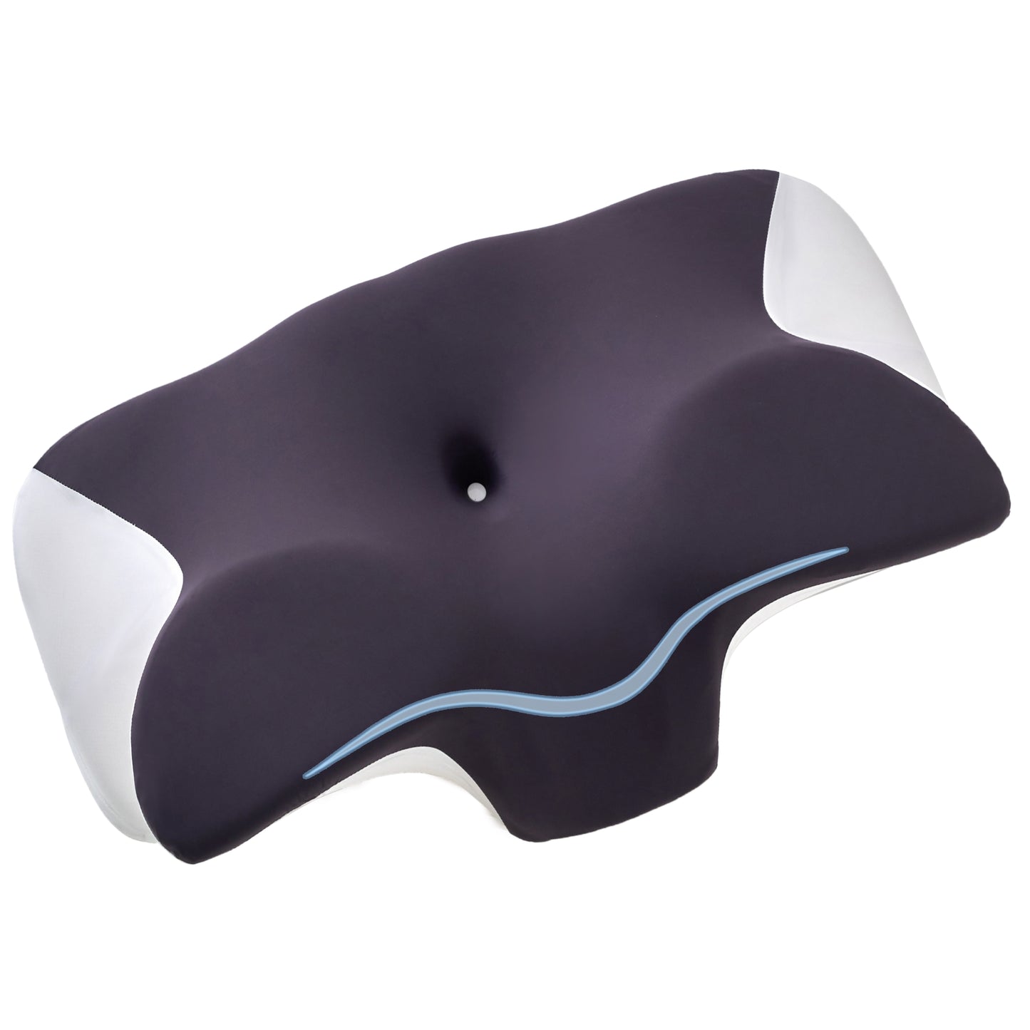 Pillow for Neck and Shoulder, Ergonomic Contour Memory Foam Pillows for Sleeping with Washable Pillowcase, Cooling Neck Support Pillow for Side Back Stomach Sleeper