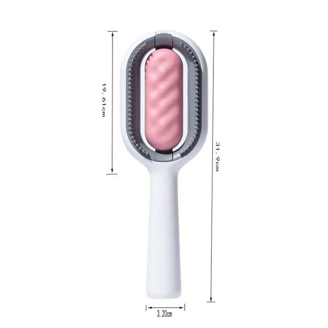 Pet Hair Brush - Cleaning Tool Cat Comb For Grooming And Care Dog Brush