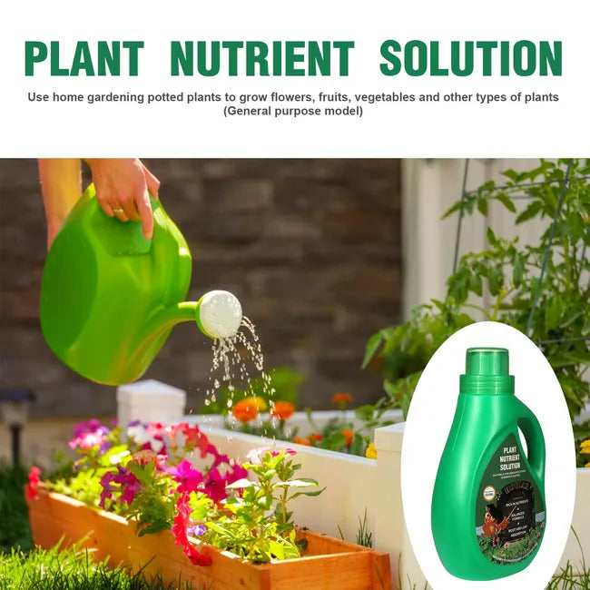 Water-soluble Plant Food - All-purpose Nutrient Solution for Flowers, Vegetables, and Plants Indoor/Outdoor Use