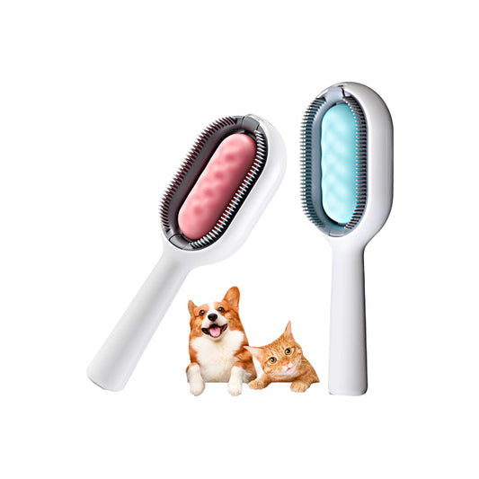 Pet Hair Brush - Cleaning Tool Cat Comb For Grooming And Care Dog Brush