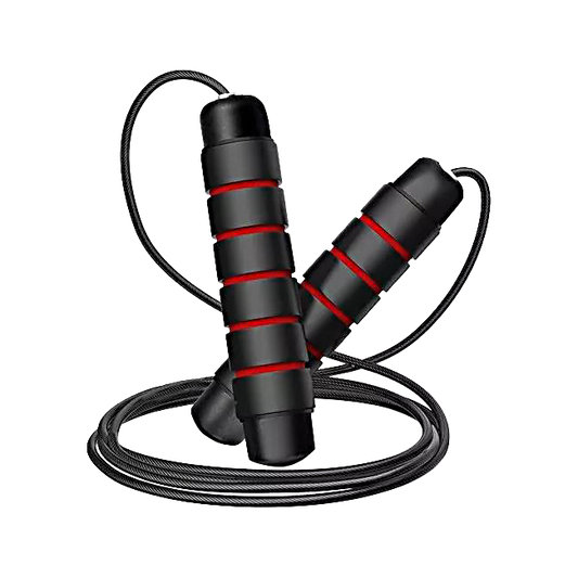 Adjustable Skipping Ropes - Jump Rope Skip Aerobic Crossfit Fitness Exercise Training Speed Bearing Workout Indoor & Outdoor