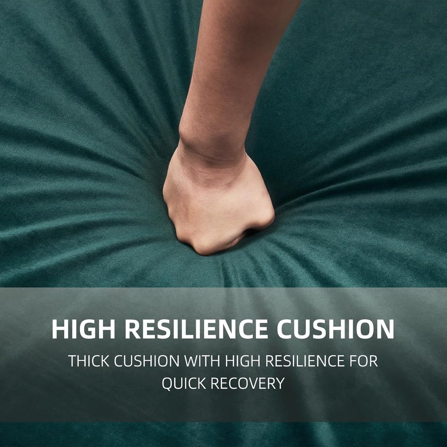 84'' L-Shape Velvet Sectional Sofa - With Chaise, for Living Room, Apartment, Office